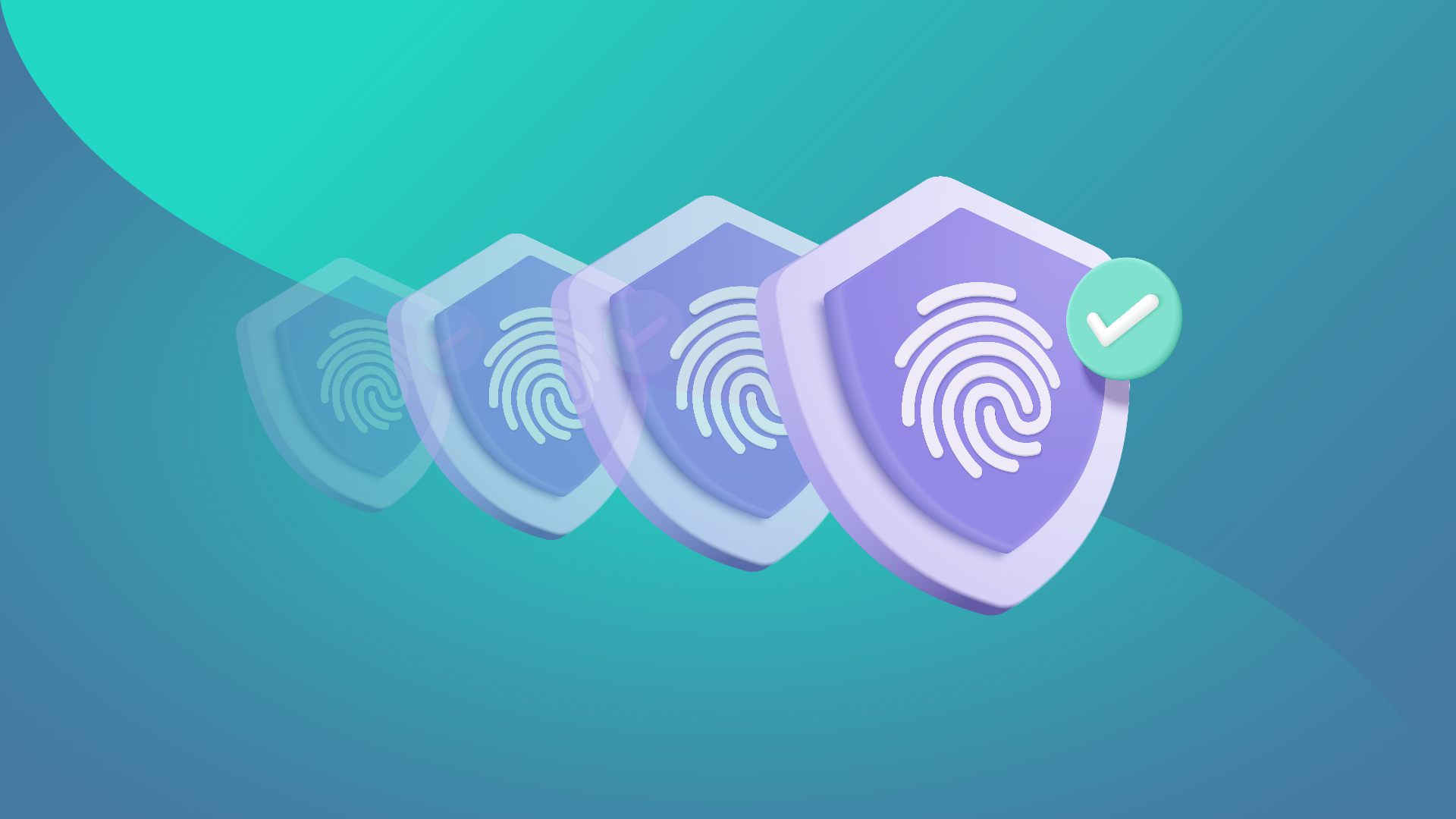 Illustration representing multi-factor authentication for online banking security