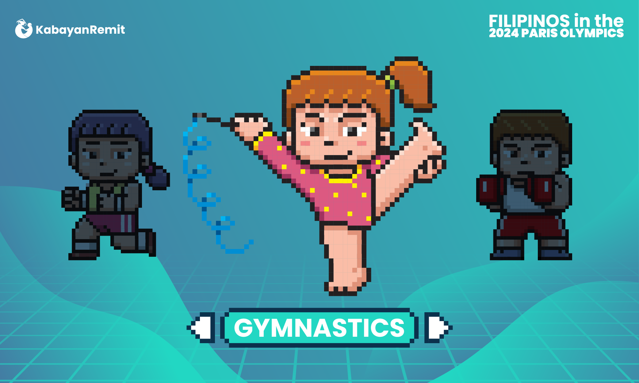 Illustration of a gymnast