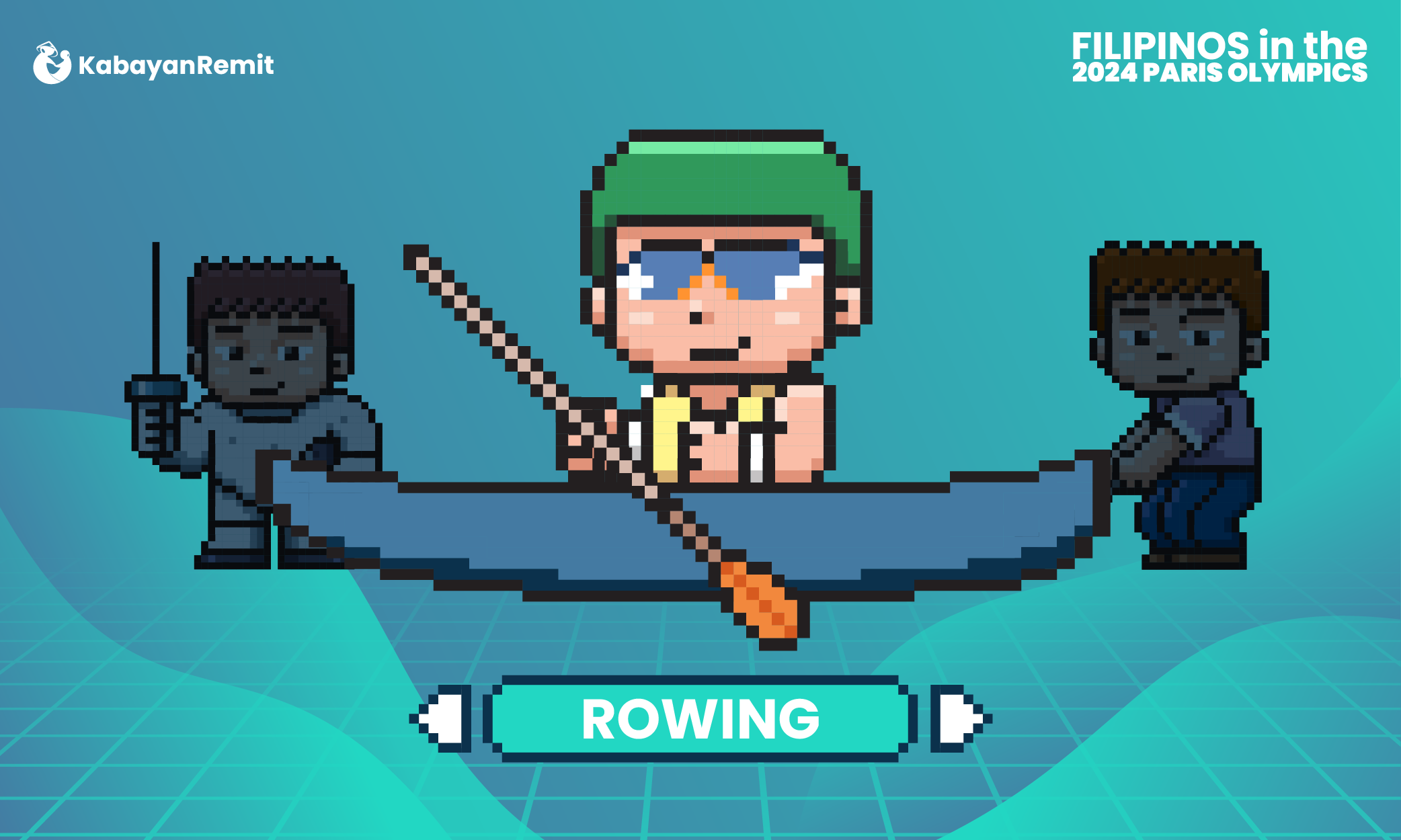 Illustration of a rower