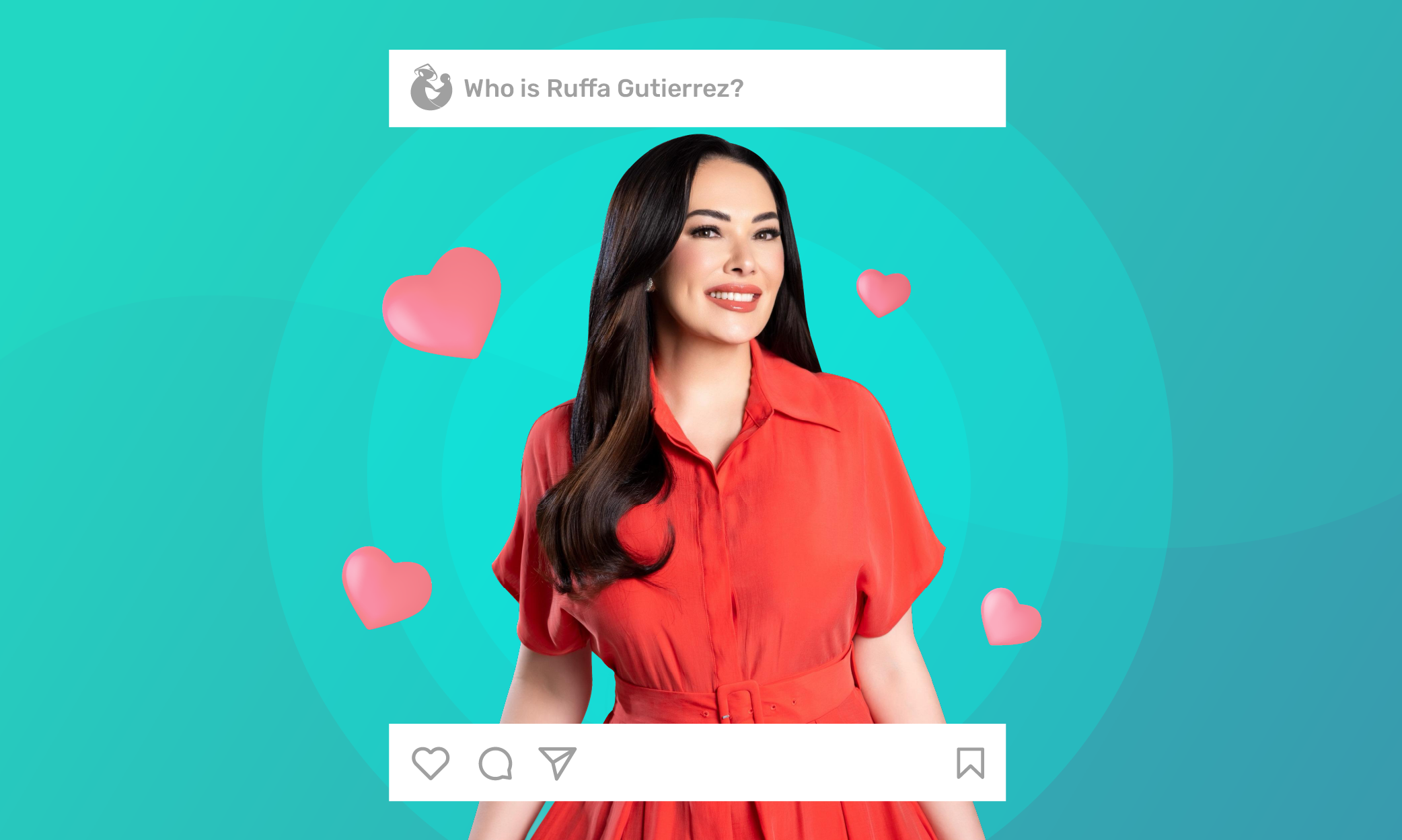 Ruffa x Kabayan Remit Ruffa in a dress