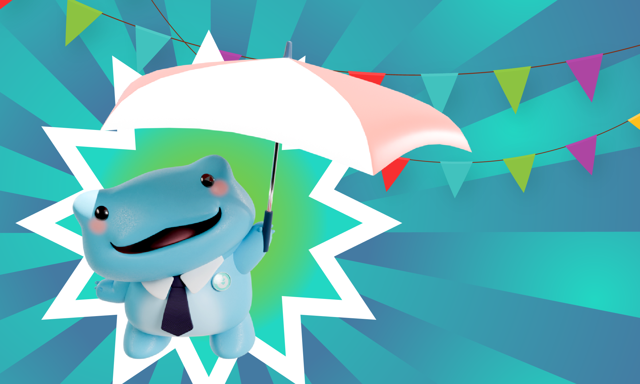 Watch out for heat-related illnesses Richie with an umbrella