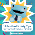 Richie displaying the title, "12 festival safety tips"