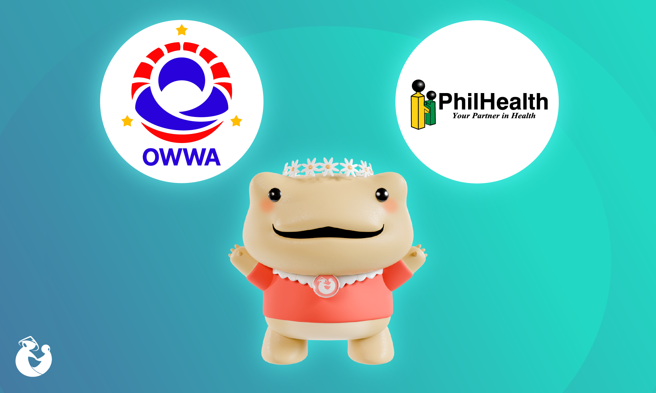 OWWA and Philhealth logos