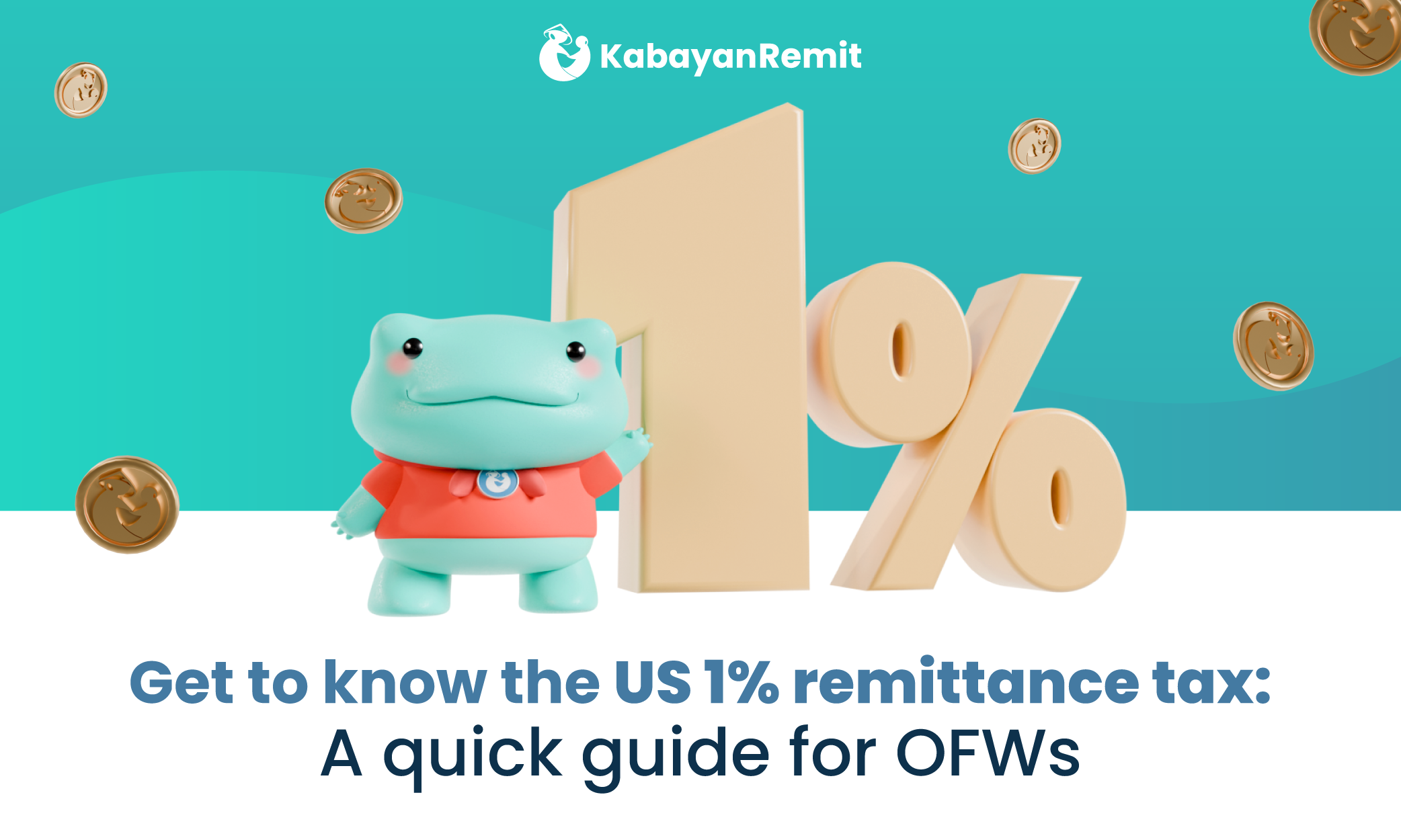 Remie beside a 3D 1%