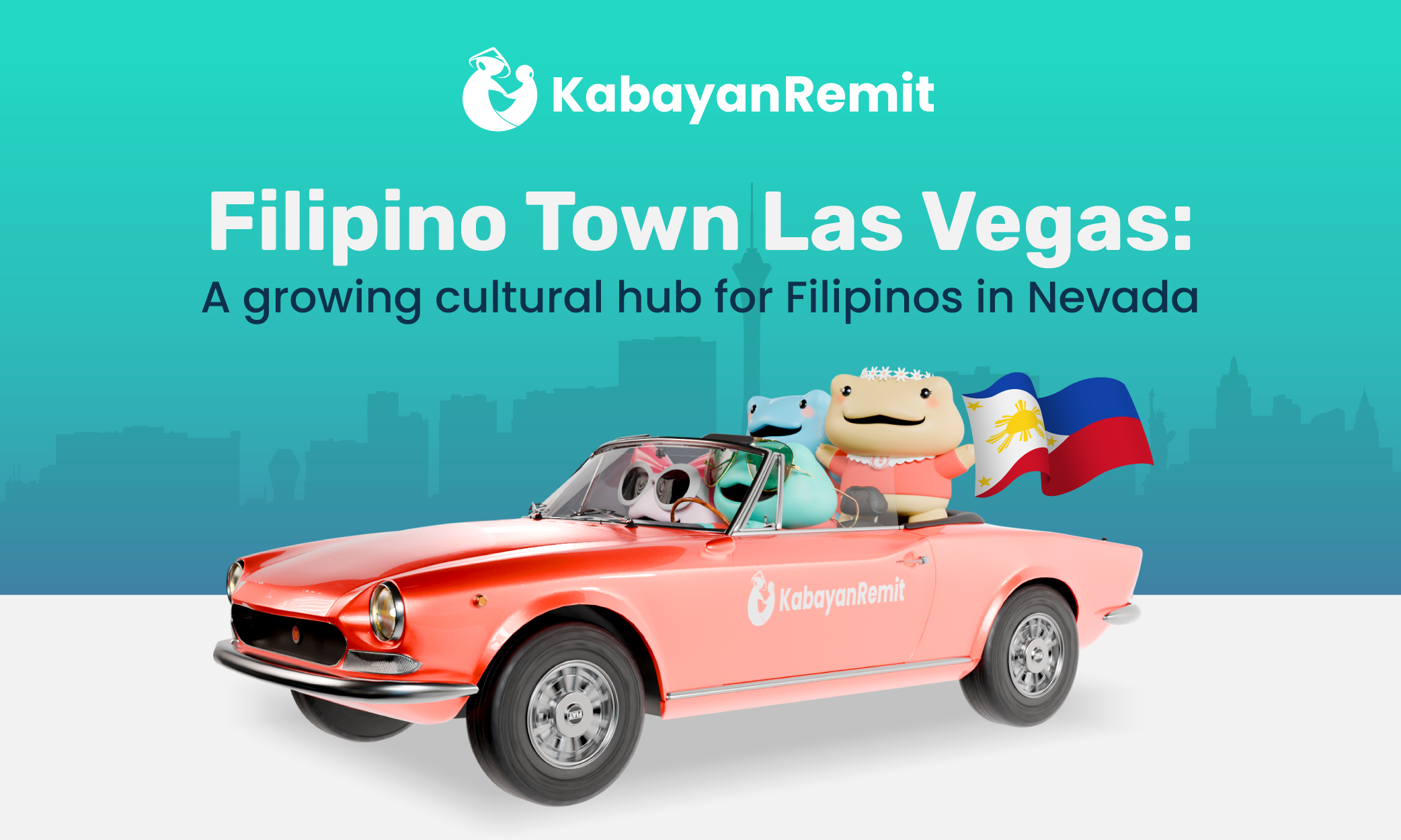 Remie and friends driving to Filipino Town Las Vegas