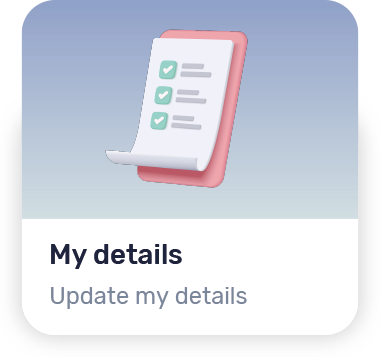 Update my details
