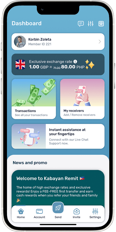 Kabayan Remit App