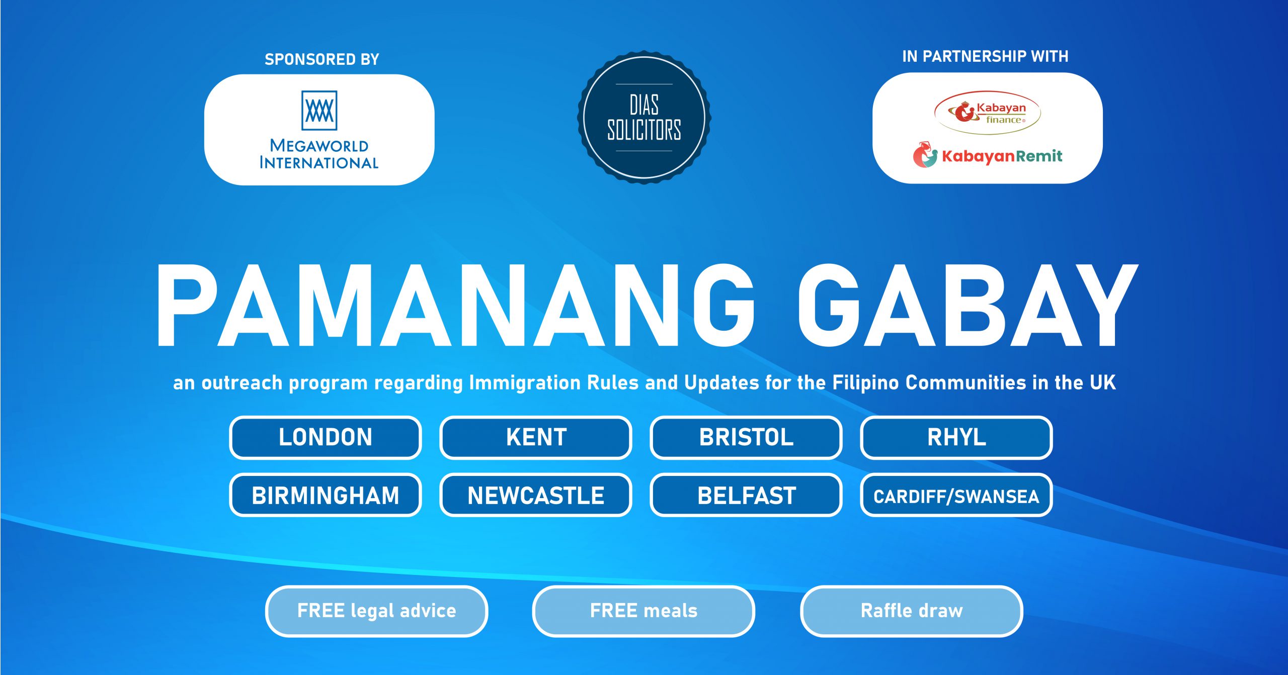 Pamanang Gabay event locations